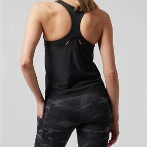 ATHLETA 2 In 1 Ultimate Support Top A-C Black S NEW